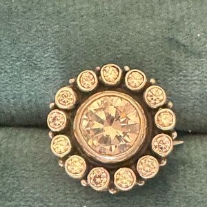 COPY - 925 Sterling Silver Ring with high quality CZ.